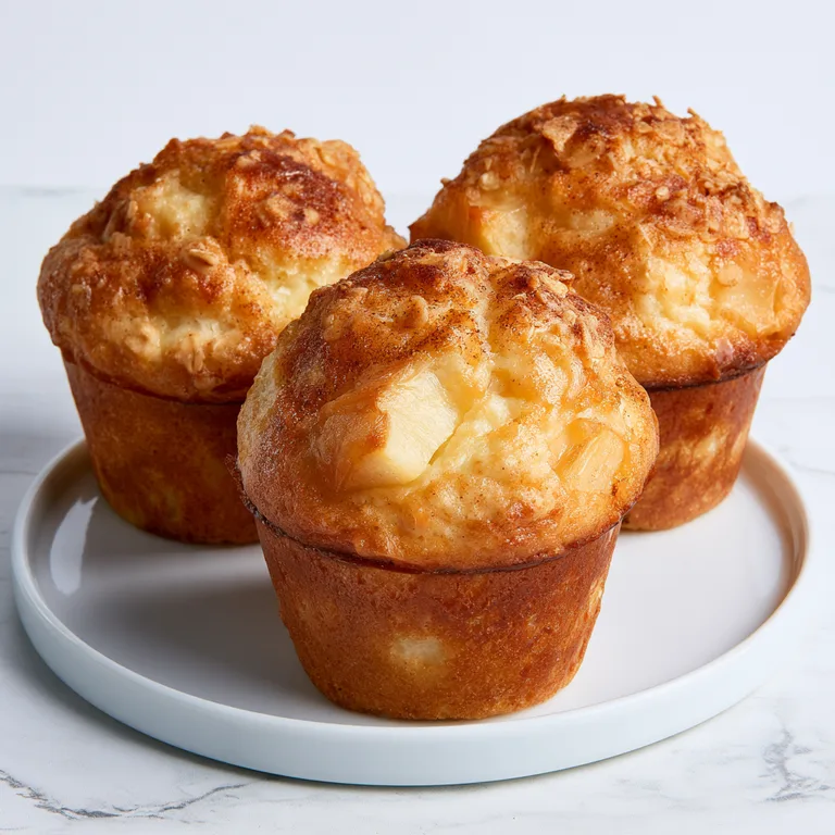 Apple Cinnamon Cottage Cheese Muffins – Easy Breakfast Bake