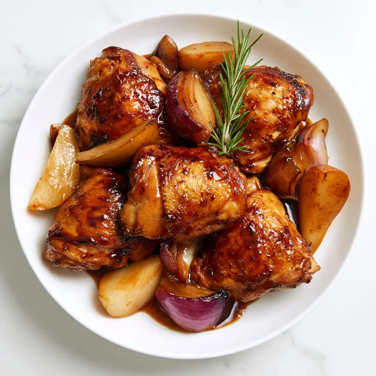 Sheet Pan Balsamic Chicken and Pears – Easy Fall Dinner