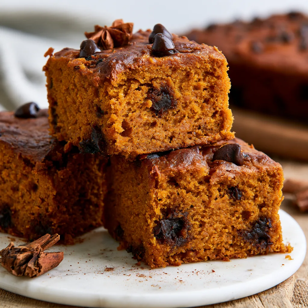 Pumpkin Chocolate Chip Snack Cake – Easy Fall Dessert